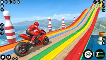 Superhero Bike Stunt Games 3D