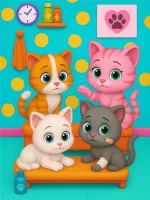 Cute Kitty Cat Pet Care
