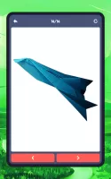 Origami aircraft, paper