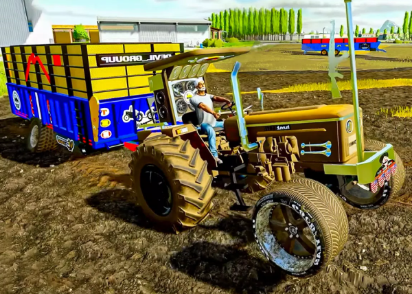 Cargo Tractor Driving Game 3d