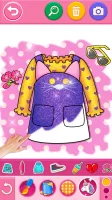 Glitter Dress Coloring Game