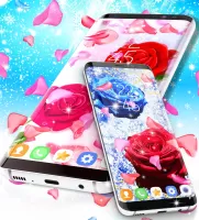 Winter rose live wallpaper