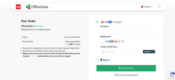 OfficeSuite Pro + PDF (Trial)