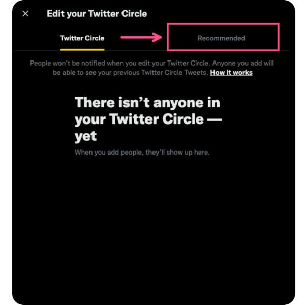 What is Twitter Circle?