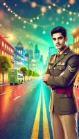 Men Police Suit Lyrical Editor
