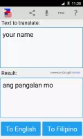 Filipino English Translator