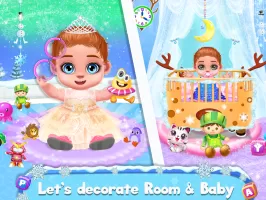 Ice Princess Mom and Baby Game