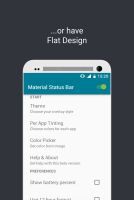 Material Status Bar