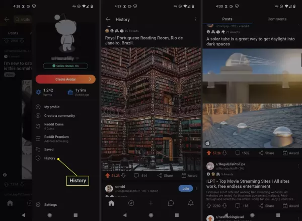 How to See Reddit Search History?