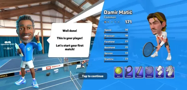 Mini Tennis: Perfect Smash