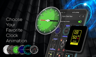 Lock Screen Clock Widget