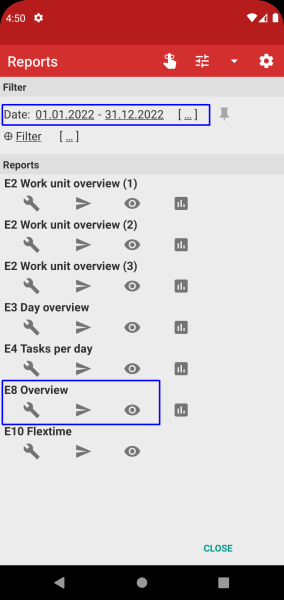 Time Recording - Timesheet App