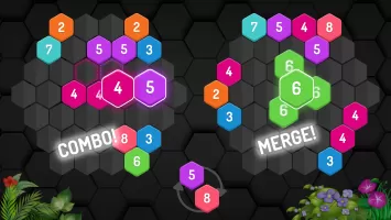 Merge Hexa - Number Puzzle