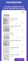 Handwriter: text to assignment