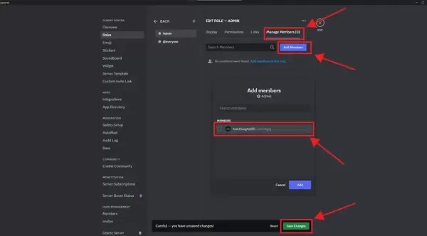 How to Make User an Admin on Discord Server？
