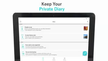 Simple Diary - journal w/ lock