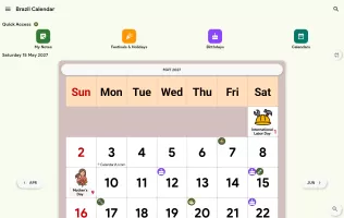 Brazil Calendar