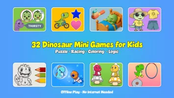 Kids puzzle - Dinosaur games