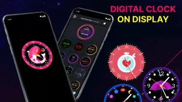 Neon Digital Clock