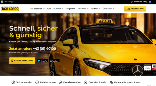 Taxi 40100 zum Fixpreis fahren