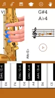 3D Saxophone Fingering Chart