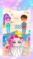 Chibi Doll Dress up & Coloring