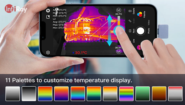 Thermal scanner camera VR