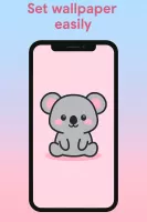 Cute Blue Koala Wallpaper HD