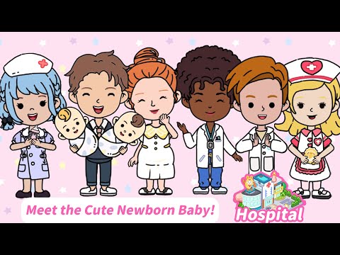 🚑Meet the Cute Newborn Baby🥰 | Hospital🏥 | YoYa Busy Life World 💕