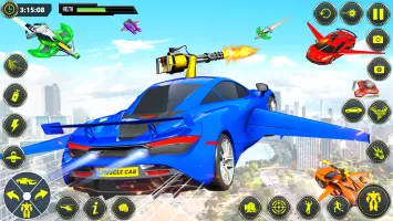 Muscle Car Robot Car Game