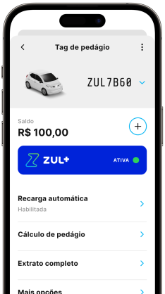 Zul+ Zona Azul SP, IPVA, Tag +