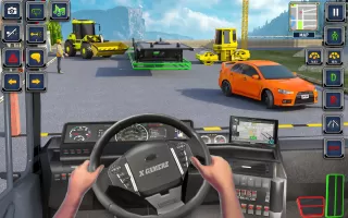 US Truck Driving Transport 3D