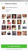 Cute Babies Stickers Animated