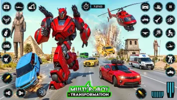 Robot Transform Car Games 3D