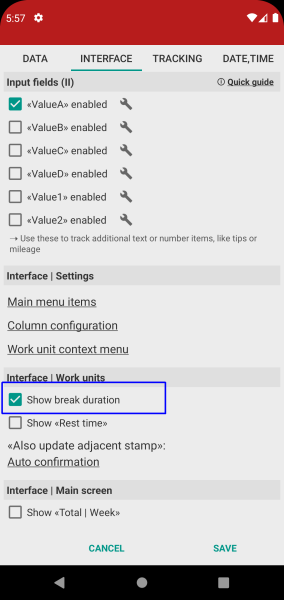 Time Recording - Timesheet App