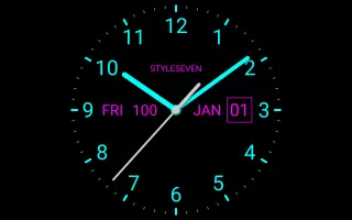 Analog Clock Live Wallpaper-7