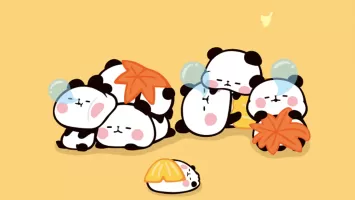 Wallpaper MOCHI MOCHI PANDA
