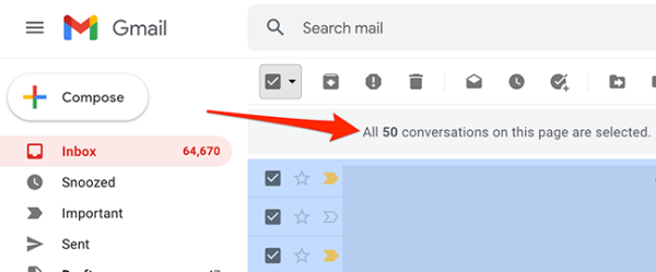 How to Select All Messages in Gmail?