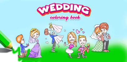 Princess Wedding Coloring Game
