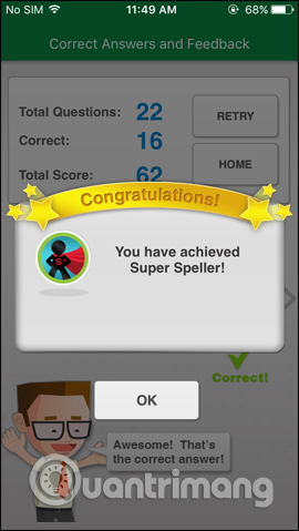 Johnny Grammar’s Word Challenge