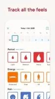 Clue Period Tracker & Calendar