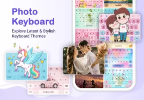 Photo Keyboard themes, Font