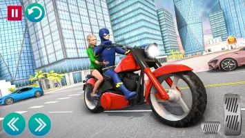 Superhero Bike Taxi Bike Games