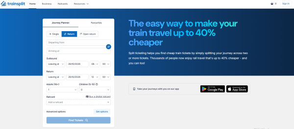 TrainSplit - Split Ticketing
