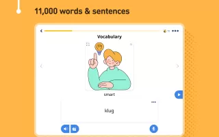 Learn German - 11,000 Words