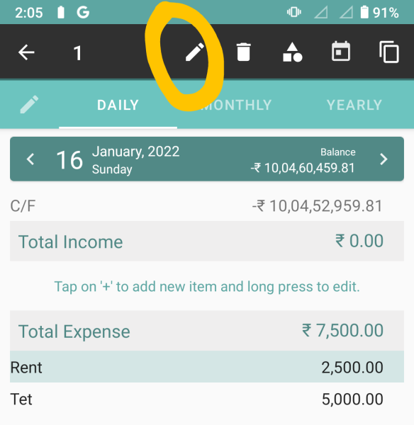 Day-to-day Expenses