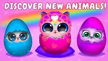 Merge Fluffy Animals: Egg pets