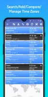World Clock Time Zones Widget