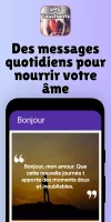 Messages touchants le cœur