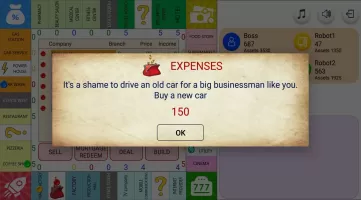 Monopolist Business Dice Board